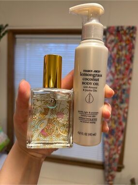 4PC BEAUTY BUNDLE Trader Joe’s, Natural Fragrance, Derma- E, Borlind Face Serum